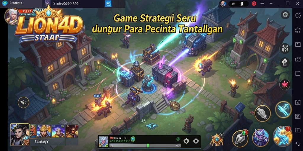 Tampilan antarmuka LION4D yang menawan dan fungsional.
