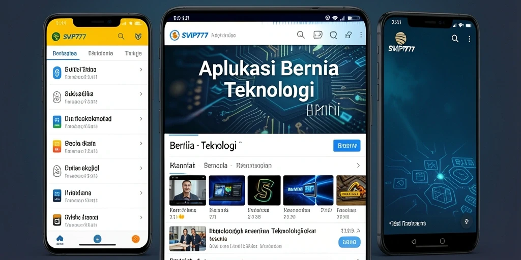 Tampilan antarmuka SVIP777 yang modern dan informatif.