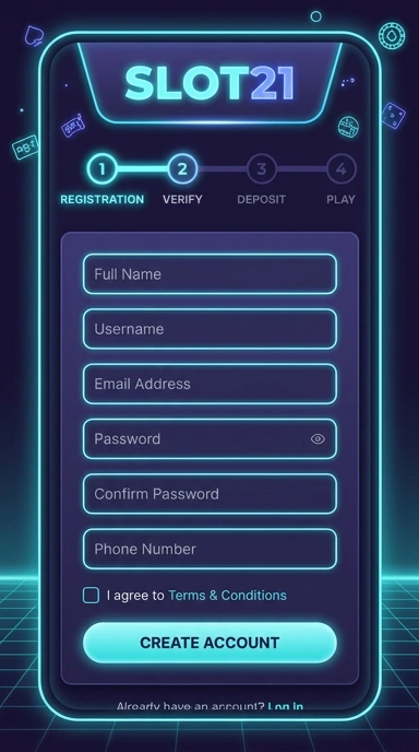 Cara Mudah Daftar Akun slot21 Untuk Pengguna Android